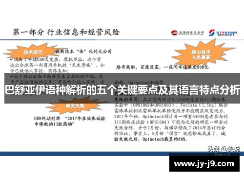 巴舒亚伊语种解析的五个关键要点及其语言特点分析 巴舒亚伊语种解析的五个关键要点及其语言特点分析